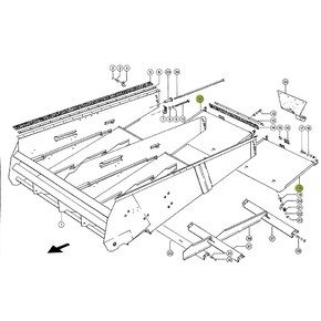 6871680 Chaff door fits Claas Dominator, Commandor, Mega CL-687-168R