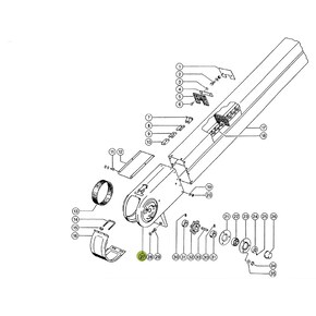 6185990 Elevator foot fits Claas Mega, Tucano CL-618-599R