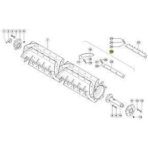 7776380 Wear plates kit for impeller drum fits Claas Lexion CL-777-638R