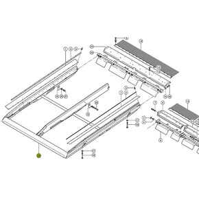 Sieve frame for Claas combine harvester. OEM 7550630 , CL-755-063R, Claas combine parts