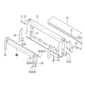 5201081 Cover, dust shield fits Claas Tucano CL-520-108R