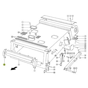 End piece right for Claas combine harvester. OEM 6306844 , CL-630-684R, Claas combine parts