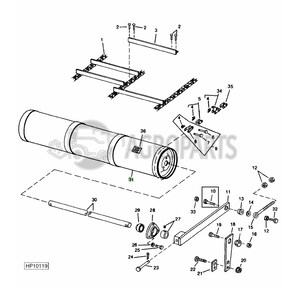 Feeder house drum for John Deere combines, AH142394 , JD-AH142394R, John Deere combine parts