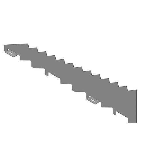 Parallel fish backs for Claas combine harvester. OEM 7554930 , CL-755-493R, Claas combine parts