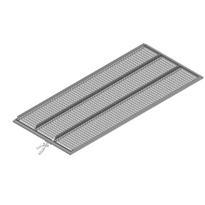 Upper sieve, frogmouthsieve for Claas combine harvester. OEM 7360602 , CL-736-060R, Claas combine parts