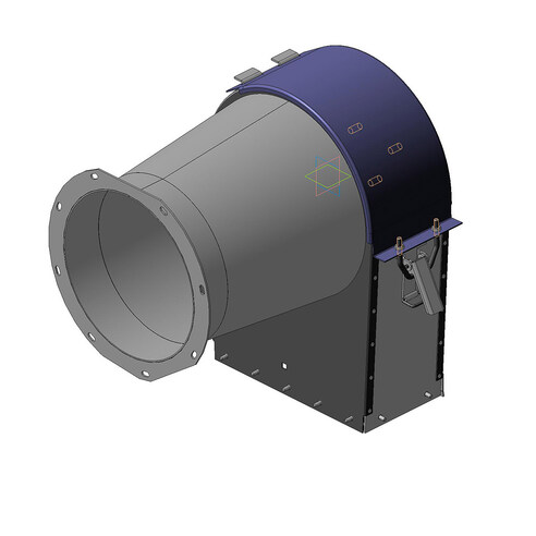 Elevator foot for Claas combine harvester. OEM 7954401 , CL-795-440R, Claas combine parts