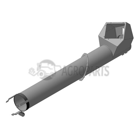 Auger housing for Massey Ferguson combine harvesters, D28885637 , MF-2888-5637R, Massey Ferguson combine parts