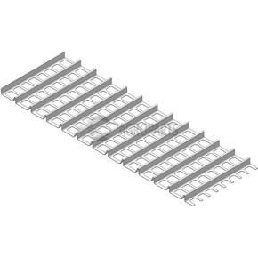 D28485205 Straw walker grid fits Massey Ferguson MF-2848-5205R D28485205 Straw walker grid fits Massey Ferguson MF-2848-5205R