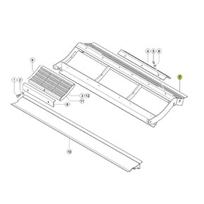 7574252 Pre-concave frame fits Claas Lexion CL-757-425R 7574252 Pre-concave frame fits Claas Lexion CL-757-425R
