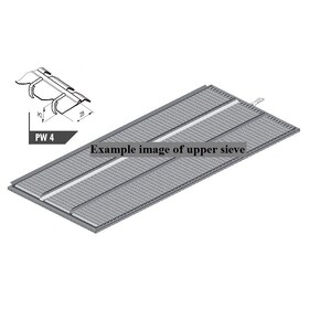 Upper sieve PW4 (25×28 mm, special) for Claas combine harvester. OEM  756447.0