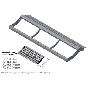 Pre-concave segment. APS concave - 10mm for Claas combine harvester. OEM  7772381