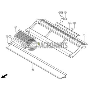 5528010 Pre-concave segment. APS concave - 10mm fits Claas Tucano CL-552-801R 5528010 Pre-concave segment. APS concave - 10mm fits Claas Tucano CL-552-801R