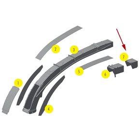 0766314 Cover extention (Discharge elbow) fits Claas Jaguar 0766314 Cover extention (Discharge elbow) fits Claas Jaguar