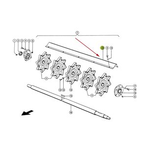 7356170 Impeler plate fits Claas Lexion