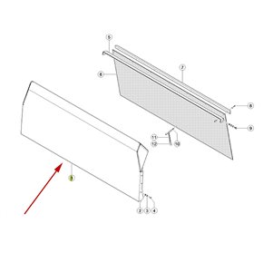 18000340 Guide plate fits Claas Lexion CL-180-0034R