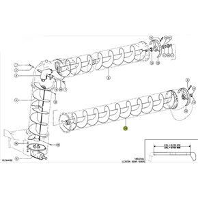 3533160 Unloading auger HD fits Claas Lexion