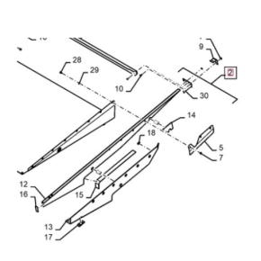 1979901C5 Support, Shoe Side (RH) fits Case IH CS-1979901R 1979901C5 Support, Shoe Side (RH) fits Case IH CS-1979901R