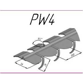 736058 Upper sieve PW4 (25×28 mm, special) fits Claas Lexion CL-736-058R