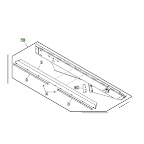 AH218676 Sieve Frame Assembly (LH) fits John Deere JD-AH218676R