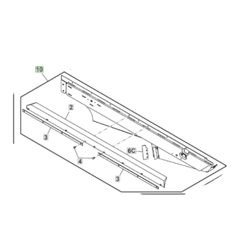 AH218675 Sieve Frame Assembly (RH) fits John Deere JD-AH218675R