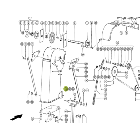 756761 Elevator head fits Claas Lexion CL-756-761R