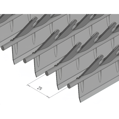 756461 Upper sieve PW1 (22 mm, standard) fits Claas Lexion CL-756-461R