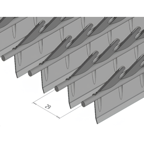 756461 Upper sieve PW1 (22 mm, standard) fits Claas Lexion CL-756-461R 756461 Upper sieve PW1 (22 mm, standard) fits Claas Lexion CL-756-461R