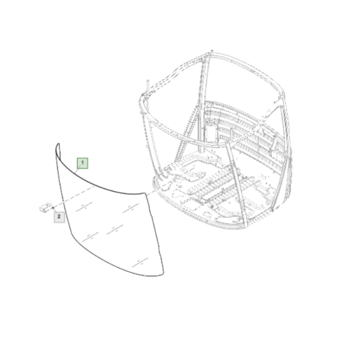KXE10247 Windshield 1R-KXE10247