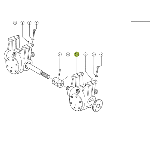 6696003 Rotor Gearbox (RH) firs Lexion combine 6696003