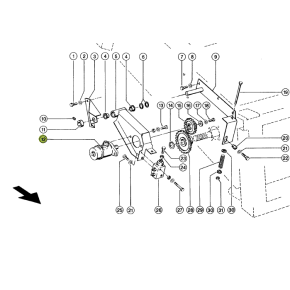 074318 Hyd reserve fits Claas Lexion combine
