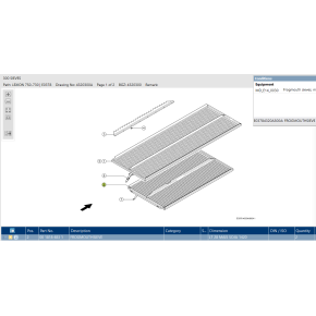 18184831 Lower MAIS Sieve fits Claas Lexion 18184831