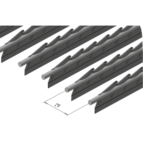 1322464C7 Lower sieve PW3 (10 mm, standard) fits Case IH CS-1322464R