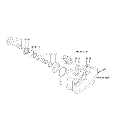 776492 Transmission fits Claas Lexion Combine 776492