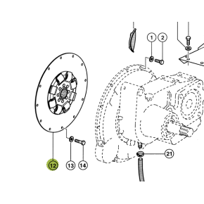 664712 TORSION DAMPER for Claas Lexion combine 664712