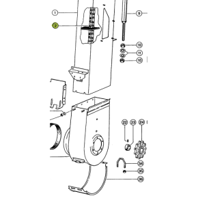 7359160 - ELEVATOR CHAIN ASSY for Claas Lexion combine 735916