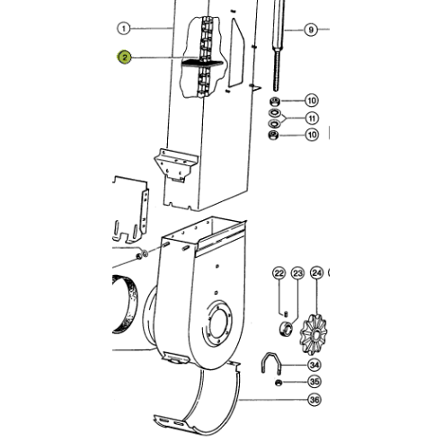 7359160 - ELEVATOR CHAIN ASSY for Claas Lexion combine 735916