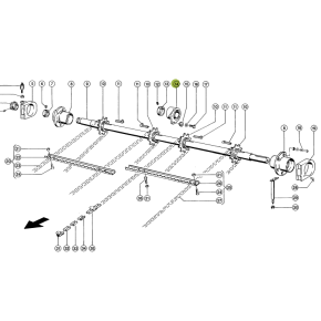 6303571 - Bearing unit for Claas Lexion combine