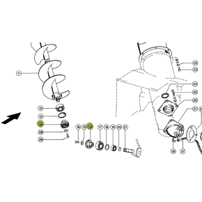 7358880 - Bevel gear for Claas Lexion combine 735888
