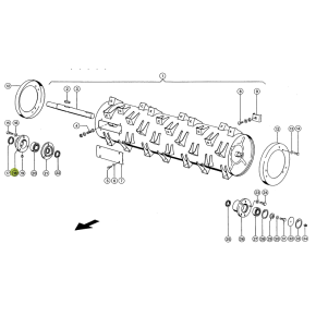 6465520 - Bearing housing for Claas Lexion combine 646552
