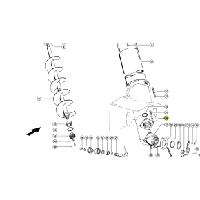 6475101 - Flange for Claas Lexion combine 6475101