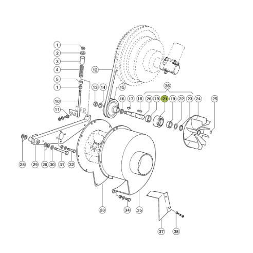 6576972 - Housing for Claas Lexion combine 6576972
