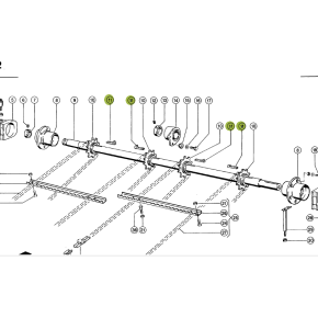1015450 Gib-head key for Claas Lexion combine