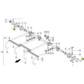 5180470 - BEARING SHELL FOR CLAAS LEXION COMBINE 518047