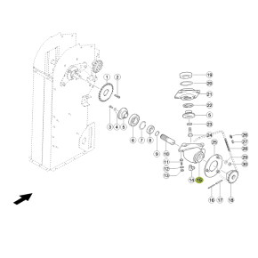 7358870 - HOUSING FOR CLAAS LEXION COMBINE